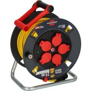   Professional kábeldob 300 ST, 5 x F aljzat, 300mm dobátmérő, 25m AT-N07V3V3-F 3G1.5 sárga, IP44       E9231210400