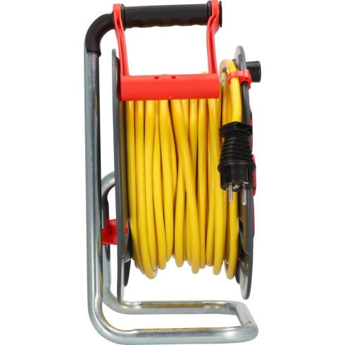 Professional kábeldob 300 ST, 5 x F aljzat, 300mm dobátmérő, 25m AT-N07V3V3-F 3G1.5 sárga, IP44       E9231210400