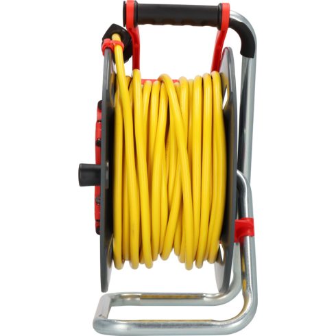 Professional kábeldob 300 ST, 5 x F aljzat, 300mm dobátmérő, 25m AT-N07V3V3-F 3G1.5 sárga, IP44       E9231210400