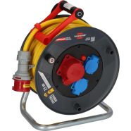   Professional CEE/5 kábeldob ST 320, fázisváltó, 1xCEE+2xF alzat, 33m AT-N07V3V3-F 5G2.5 sárga, IP44   E9232310400