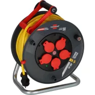   Professional kábeldob 320 ST, 5 x F aljzat, 320mm dobátmérő, 40m AT-N07V3V3-F 3G2.5 sárga, IP44       E9232410410