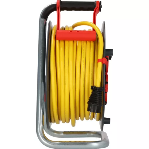 Professional kábeldob 320 ST, 5 x F aljzat, 320mm dobátmérő, 40m AT-N07V3V3-F 3G2.5 sárga, IP44       E9232410410