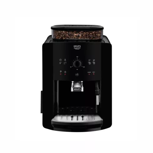 Krups Automata eszpresszógép Arabica Mechanical Black, 2 személyes, 1450W, 15bar, 1,7l tartály, HSO   EA811010