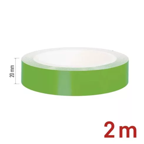  Kétoldalas habszalag 20mm 3m, zöld                                                                   F6090