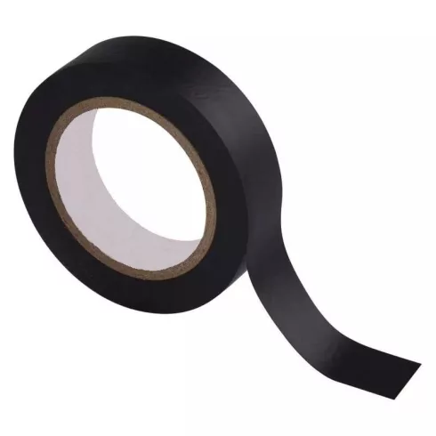 Szalag PVC szigetelő 15/10 fekete, 10db/fólia                                                         F61512