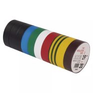   Szalag PVC szigetelő 19/20 vegyes szín, 10db/fólia                                                    F61999
