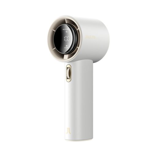 JisuLife kézi ventilátor, 2500mAh akkumulátor, LED kijelző, fehér, HSO                                FA53PROWHITE(
