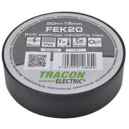   Szigetelőszalag, fekete, 20mx18mm                                                                     FEK20