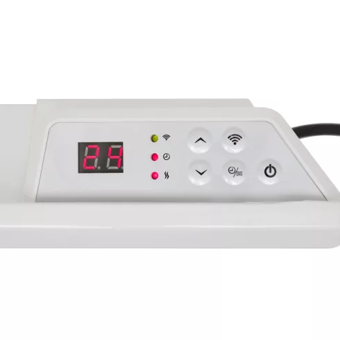 Smart konvektor fűtőtest, falra szerelhető vagy szabadonálló 1000W, IPX4, LED kijelző, HSO            FK210WIFI