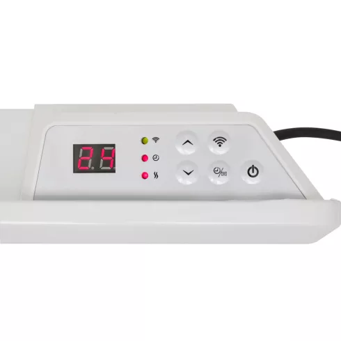 Smart konvektor fűtőtest, falra szerelhető vagy szabadonálló 1500W, IPX4, LED kijelző, HSO            FK415WIFI