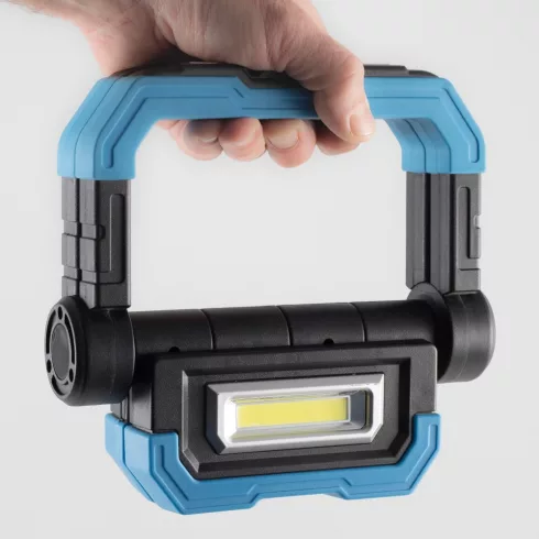 Újratölthető COB LED fényvető, 10 W, 1000 lm, 5000 K, HSO                                             FLB10C