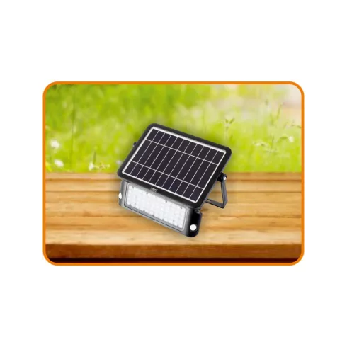 Szolár paneles LED reflektor, mozgásérzékelős 10 W 1000 LM, HSO                                       FLP1000SOLAR