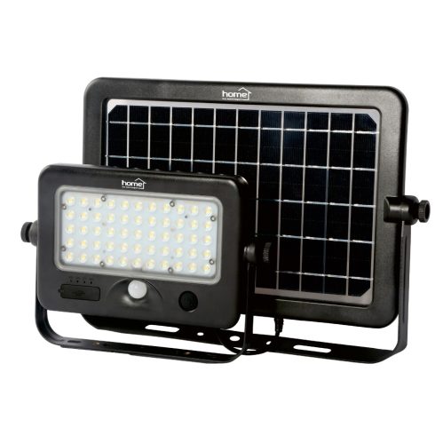 Szolár paneles LED reflektor, mozgásérzékelős 10 W 1100 LM, HSO                                       FLP1100SOLAR