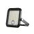 Szolár LED reflektor, PIR, 1500 lm, 3000/6000 K, 3600 mAh akku, 2 üzemmód, távirányítóval, IP65, HSO  FLP1500SOLAR