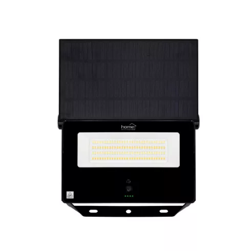 Szolár LED reflektor, PIR mozgásérzékelő, 120°, 6m, 1800lm, 2600mAh akku, távirányítóval, IP65, HSO   FLP1801SOLAR