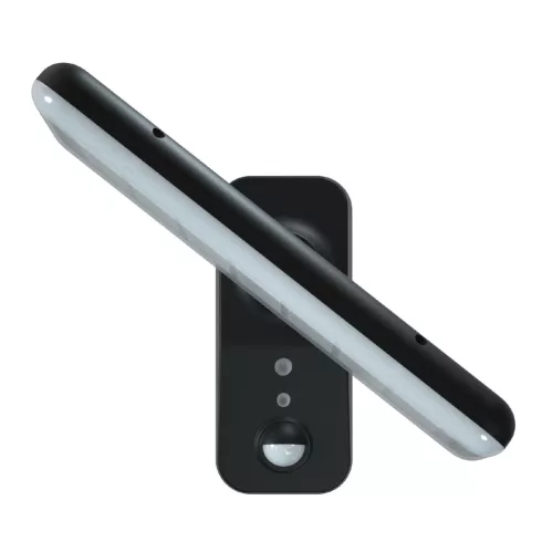 Szolár LED reflektor, PIR mozgásérzékelő, 2000 lm, 3000/6000 K, 6000 mAh akku, 2 üzemmód, IP65, HSO   FLP2000SOLAR