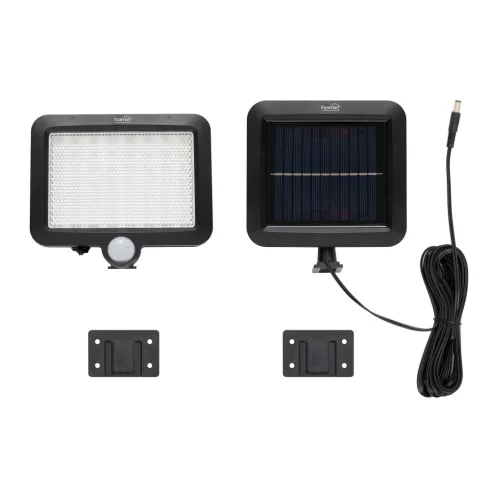 Napelemes LED reflektor, PIR mozgásérzékelővel, 250 lm, IP44, HSO                                     FLP250SOLAR
