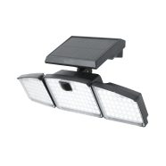   Napelemes LED reflektor, 700 lumen, 6500 K, PIR mozgásérzékelő, 3600 mAh akku, 3 mód, IP65, HSO       FLP3SOLAR