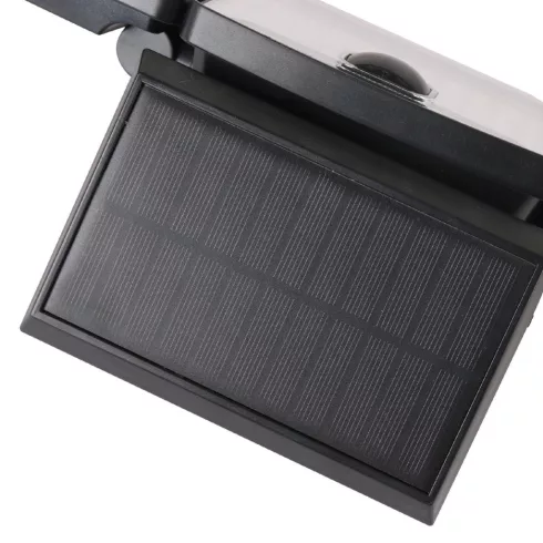 Napelemes LED reflektor, 700 lumen, 6500 K, PIR mozgásérzékelő, 3600 mAh akku, 3 mód, IP65, HSO       FLP3SOLAR
