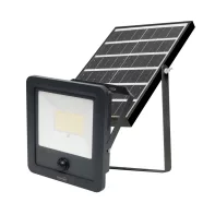   Napelemes LED reflektor, 600lm, 6000K, 40db SMD LED, 5 Ah akku, PIR, IP65, távirányítható, HSO        FLP600SOLAR