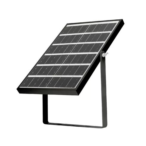 Napelemes LED reflektor, 600lm, 6000K, 40db SMD LED, 5 Ah akku, PIR, IP65, távirányítható, HSO        FLP600SOLAR