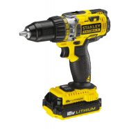   STANLEY FATMAX 18V 2Ah, 2 sebességes Li-Ion akkumulátoros fúró/csavarozó, 48Nm                        FMC600D2-QW