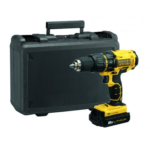 STANLEY FATMAX 18V 1.3Ah Li-Ion 2 sebességes ütvefúró/csavarozó 47Nm                                  FMC626C2K-QW