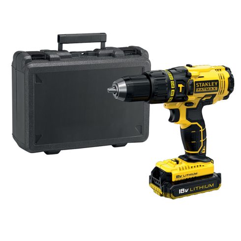 STANLEY FATMAX 18V 2Ah Li-Ion 2 sebességes akkumulátoros ütvefúró/csavarozó, kofferrel                FMC626D2K-QW