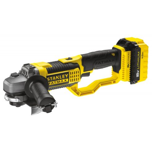 STANLEY FATMAX 18 V 4Ah akkumulátoros sarokcsiszoló, 2x 4Ah akku, koffer                              FMC761M2-QW