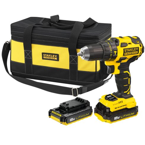 STANLEY FATMAX 18V akkumulátoros SDS ütvefúró, kefe nélküli , 2 akkumulátorral, táskával              FMCK478D2BC-Q