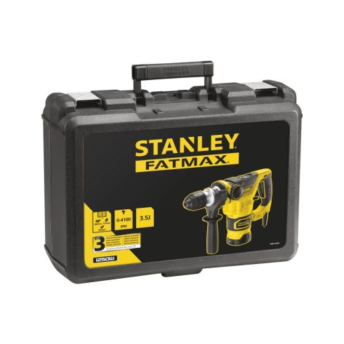 STANLEY FATMAX 1250 W SDS-Plus Állómotoros Fúrókalapács                                               FME1250K-QS