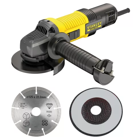 STANLEY FATMAX sarokcsiszoló 850W 125mm kofferben, csiszolókoronggal                                  FMEG220KA-QS