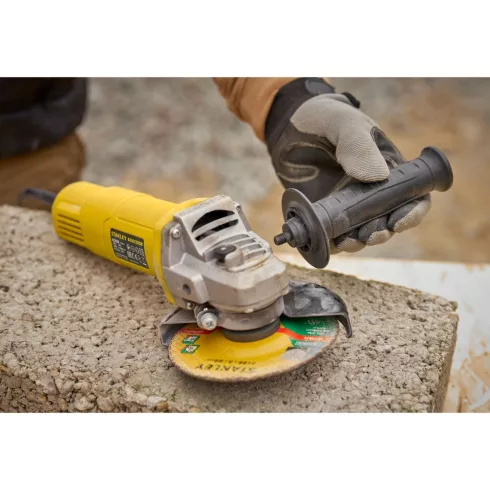 STANLEY FATMAX 600W 115mm sarokcsiszoló (null feszültség kioldó)                                      FMEG615-QS