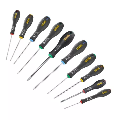 STANLEY FATMAX csavarhúzó készlet PH/PZ/lapos/torx 10 részes                                          FMHT0-62128