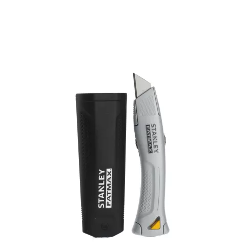 STANLEY FATMAX trapéz/körpengés kés, pengetárolóval, tokkal, ezüst                                    FMHT10501-0
