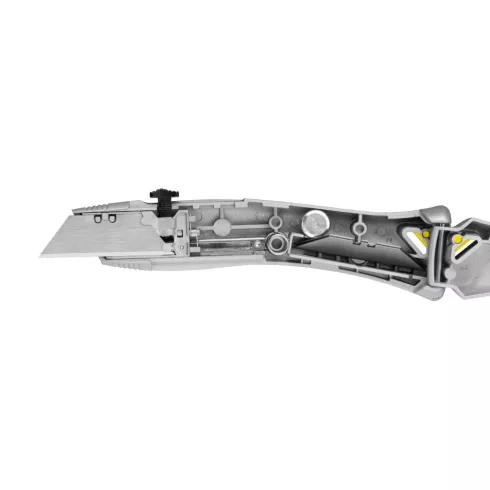 STANLEY FATMAX trapéz pengés kés, visszahúzható, nagy teherbírású, ezüst                              FMHT10505-0
