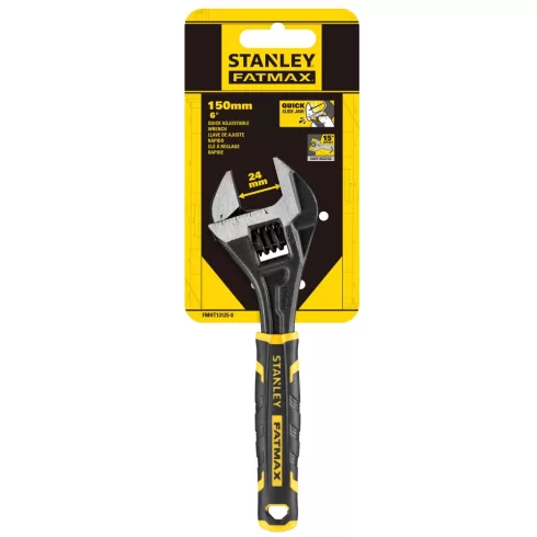 STANLEY FATMAX bimateriális állítható villáskulcs 150mm                                               FMHT13125-0