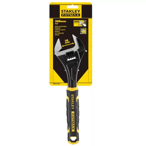 STANLEY FATMAX bimateriális állítható villáskulcs 300mm                                               FMHT13128-0