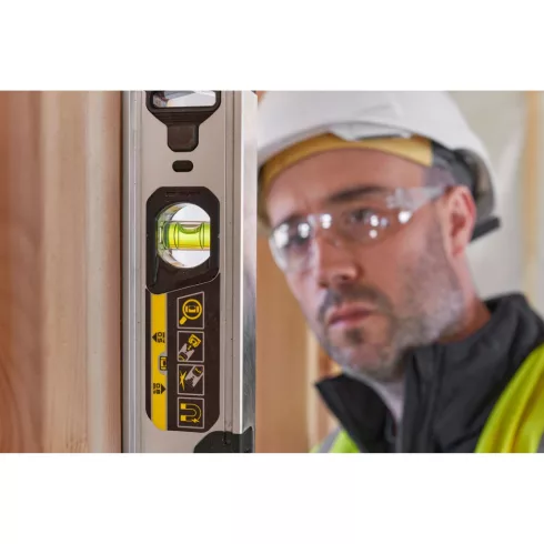 STANLEY FATMAX Xtreme mágneses vízmérték 40cm, 0,5-0,8mm/m pontosság,alumínium test,levehető végkupa  FMHT43671-1