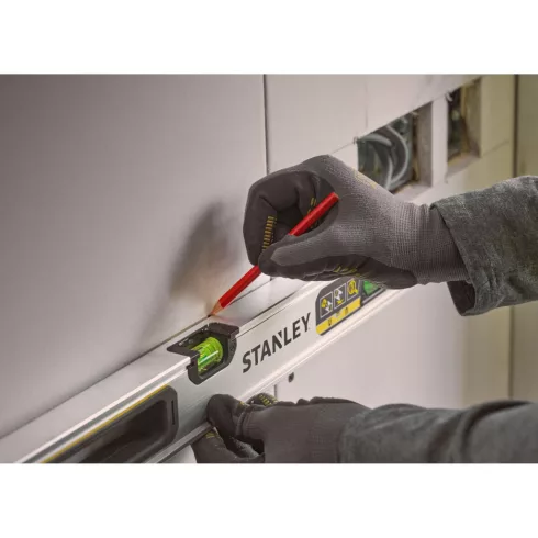 STANLEY FATMAX Xtreme vízmérték 60cm, 0,5-0,8mm/m pontosság, alumínium test, levehető végkupak        FMHT43672-1