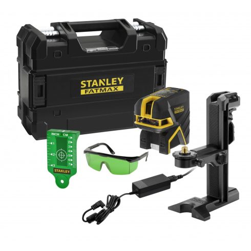 STANLEY FATMAX 5 pontos pontlézer li-ion - zöld                                                       FMHT77598-1