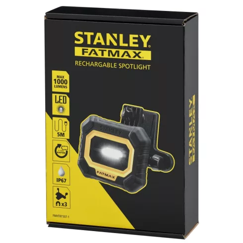 STANLEY FATMAX nagy teljesítményű munkalámpa, tölthető                                                FMHT81507-1
