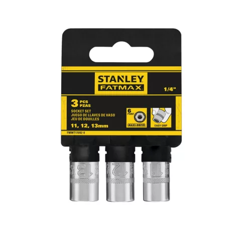 STANLEY FATMAX 1/4ĺĺ dugókulcs készlet 3 részes (11-12-13mm)                                          FMMT17092-0