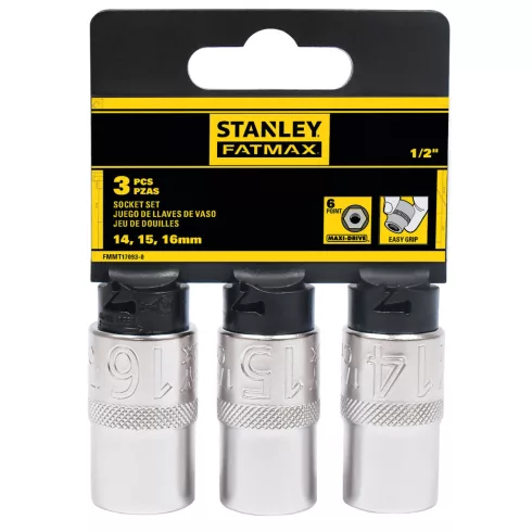 STANLEY FATMAX 1/2ĺĺ dugókulcs készlet 3 részes (14-15-16mm)                                          FMMT17093-0