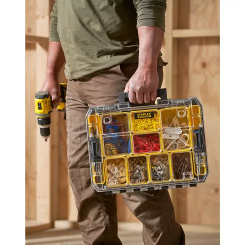 STANLEY FATMAX PRO-STACK szortimenter, 10 tárolóval (2 db)                                            FMST82967-9