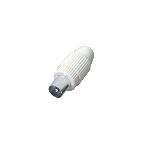Koax dugó lengő műanyag, koax csatlakozó dugó                                                         FS18