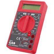   Digitális mérőkészülék, diódavizsgálat, fekete / piros                                                GA0652