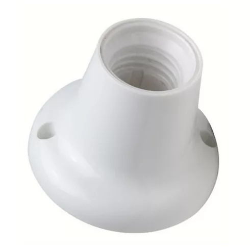 Foglalat E27, oldalfali foglalat, fehér, 60W                                                          GA0691
