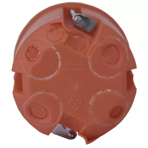 Szerelvénydoboz gipszkartonhoz, narancs, 60mm mélység                                                 GA5200