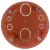 Szerelvénydoboz gipszkartonhoz, narancs, 45mm mélység d:68mm                                          GA5202